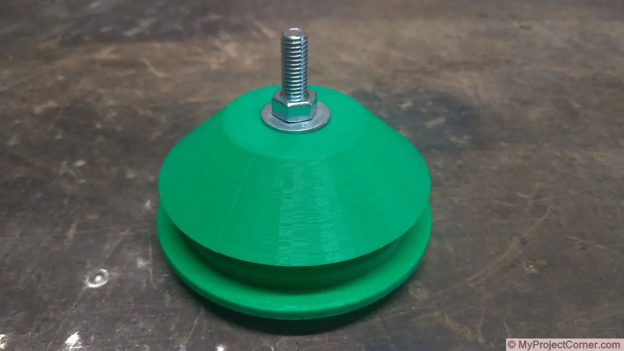 Fly trap printed parts assembled