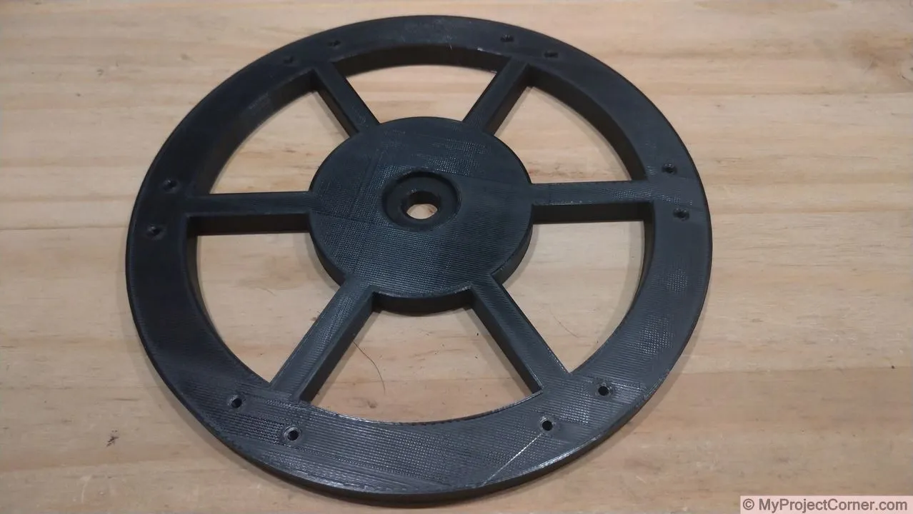 3d printed scarifier ready to be assembled