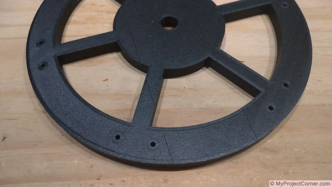 Finished printing lawn scarifier