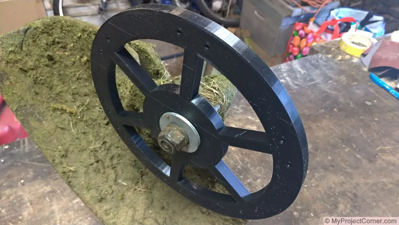 mounting 3D printed scarifier on strimmer