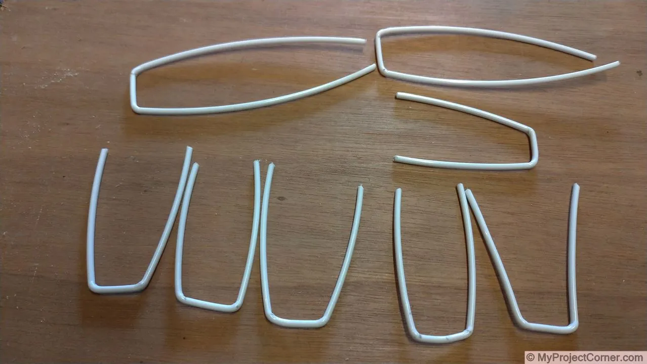 forming the polyester wire to length for scarifier