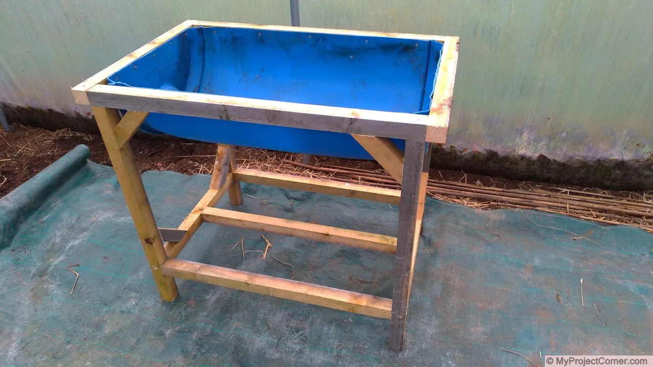 recycled barrel planter ready to use