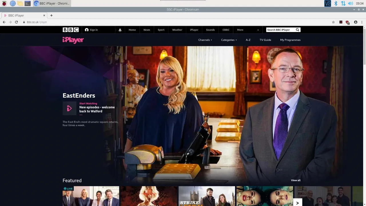 Watch UK TV online outside of the UK on a Raspberry Pi with NordVPN