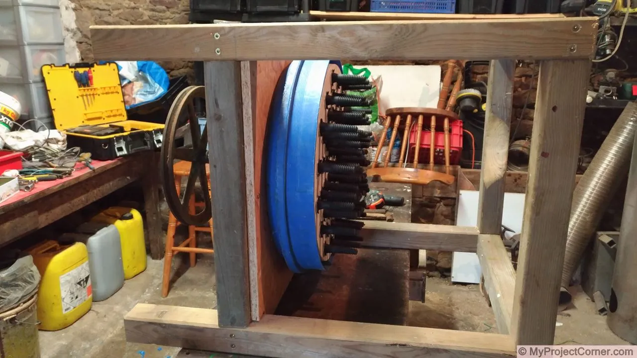 building chicken plucker frame