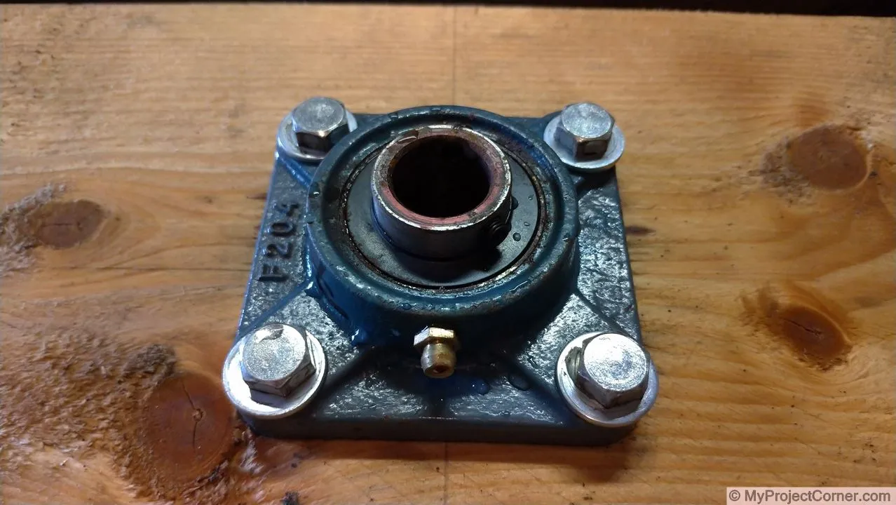 Bearing used for homemade chicken plucker