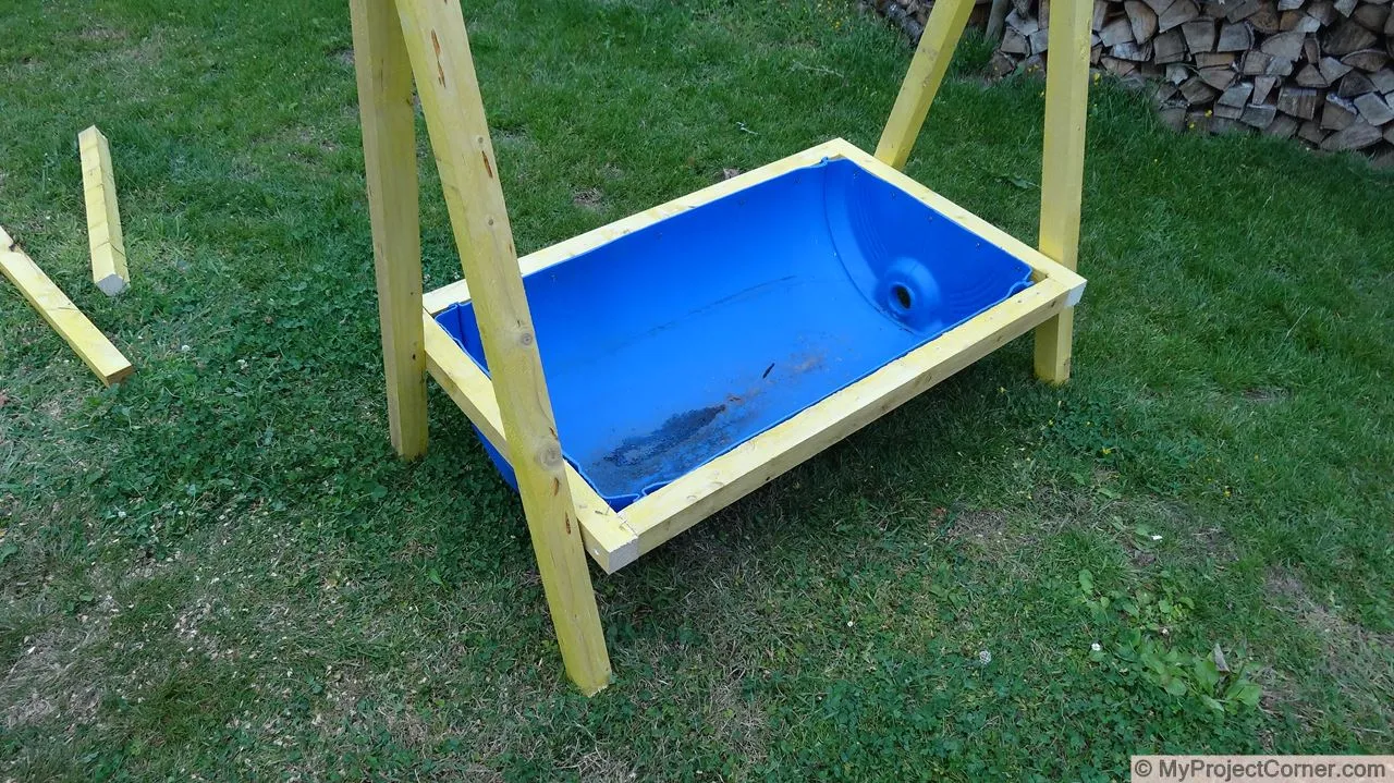 Building the framework for chicken slaughter station