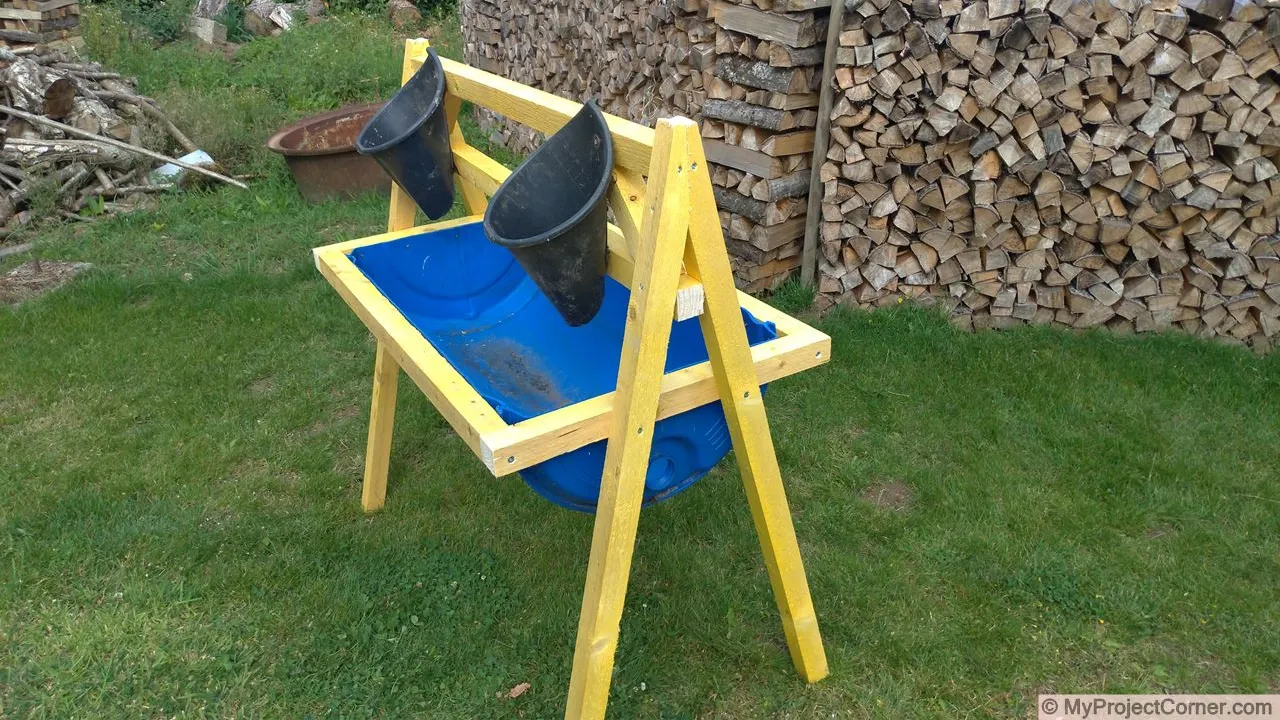 Almost finished building my chicken slaughter station