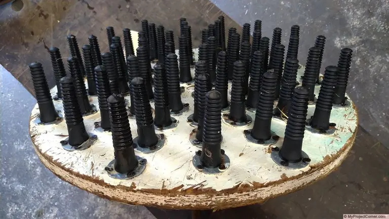Homemade Chicken Plucker Featherplate