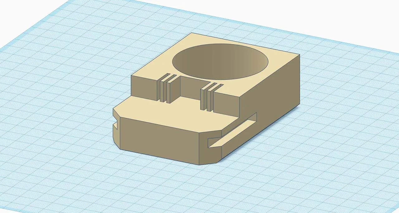 tinkercad model of main part