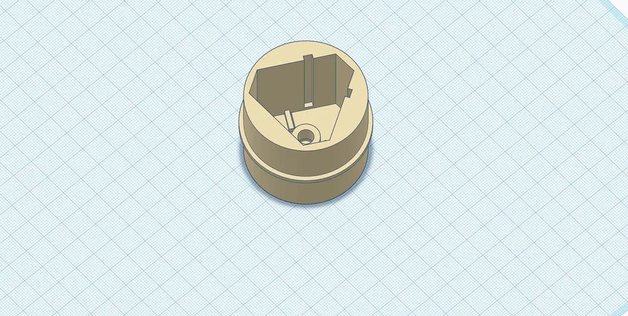 tinkercad model of adaptor part