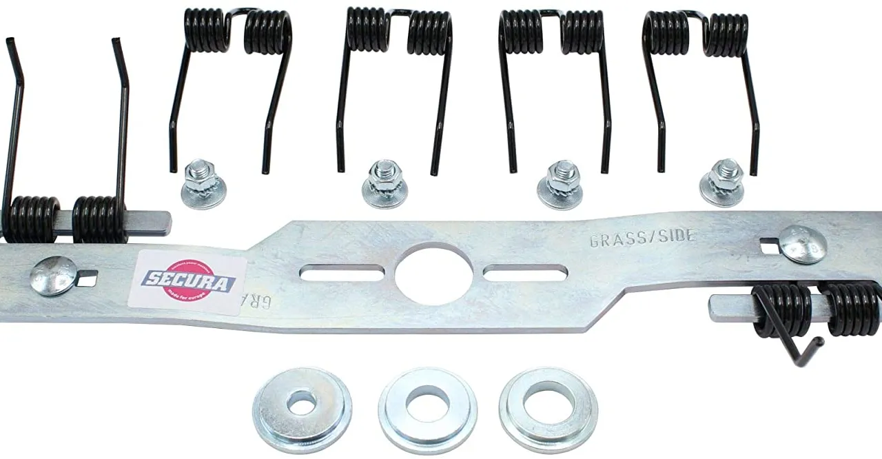 Scarifier attachment for a lawnmower