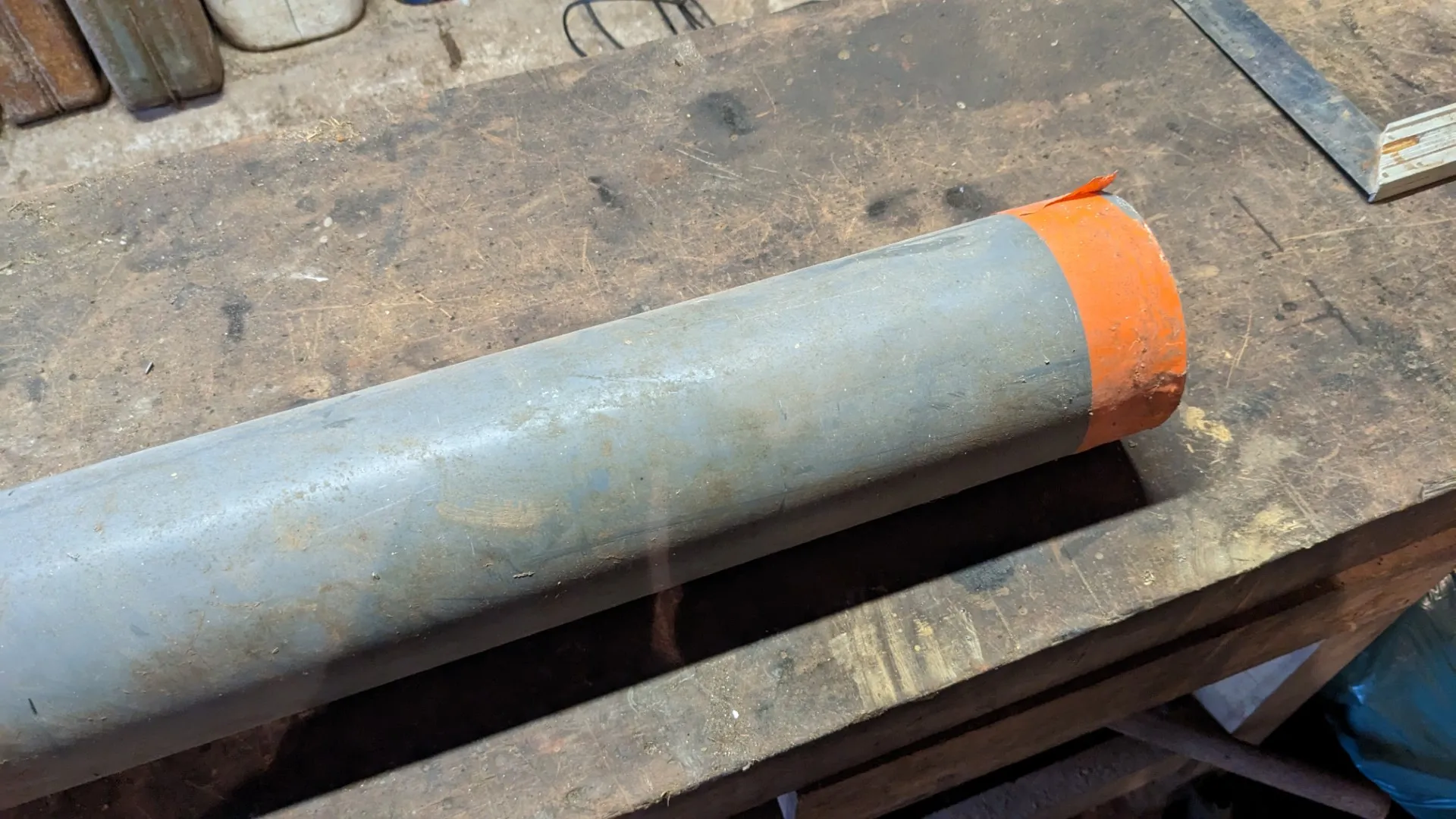 making the press for paper and sawdust logs