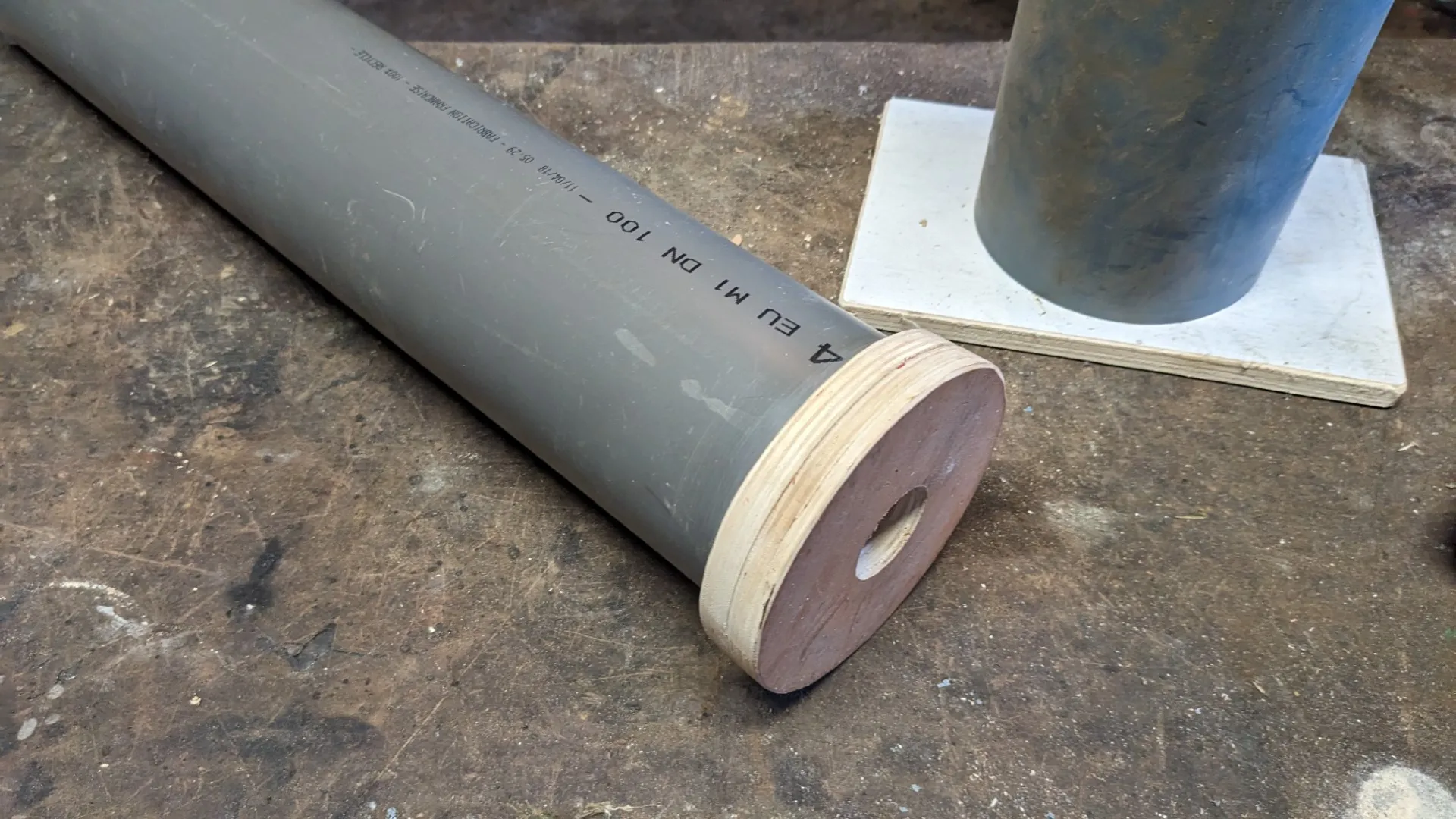 making the press for paper and sawdust logs