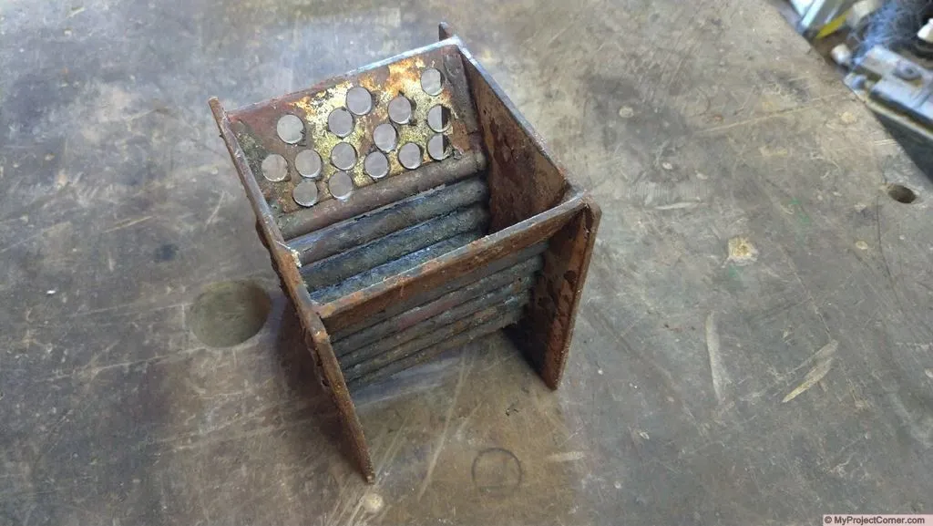 pellet rocket stove combustion chamber one