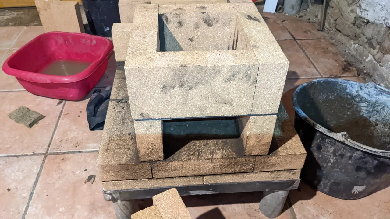 creating the front access hole