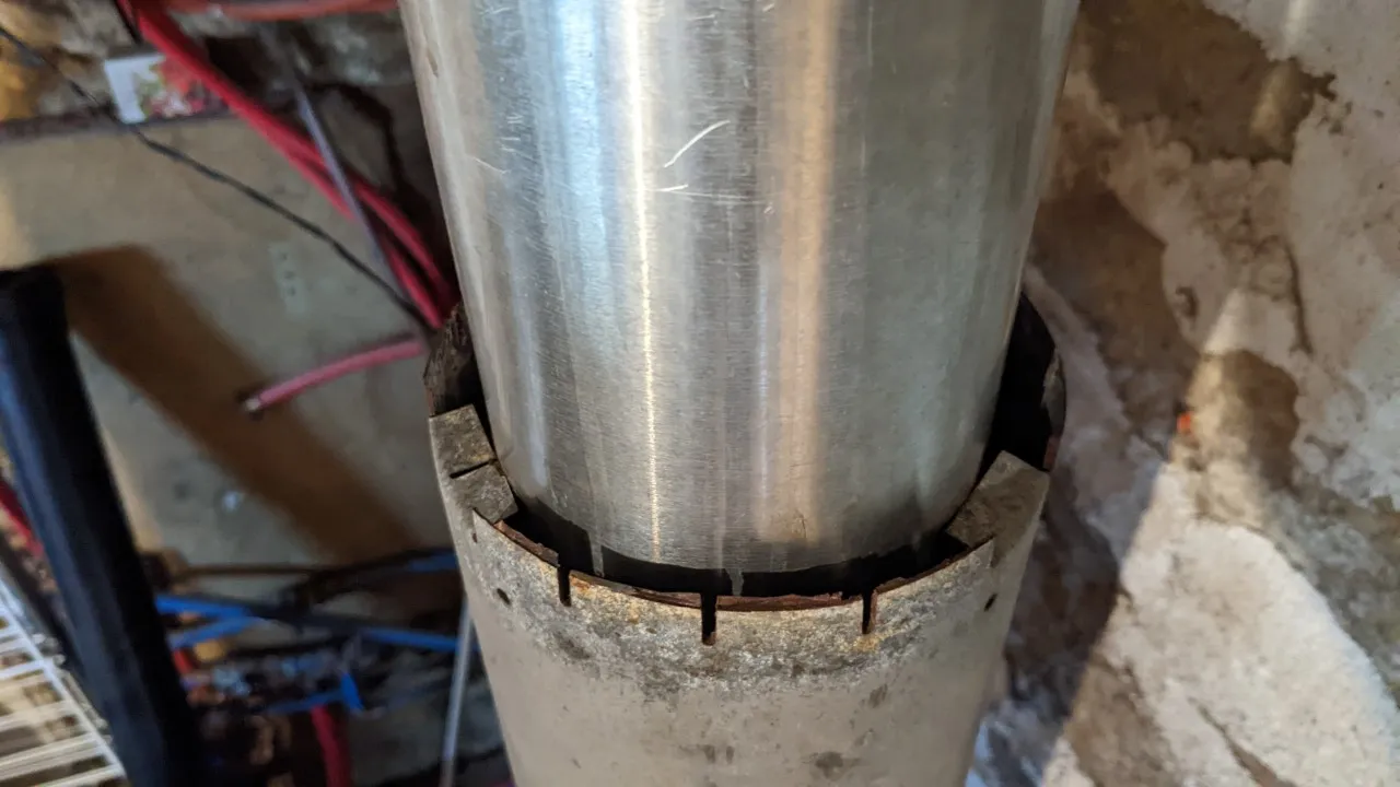 air intake Flue pipe