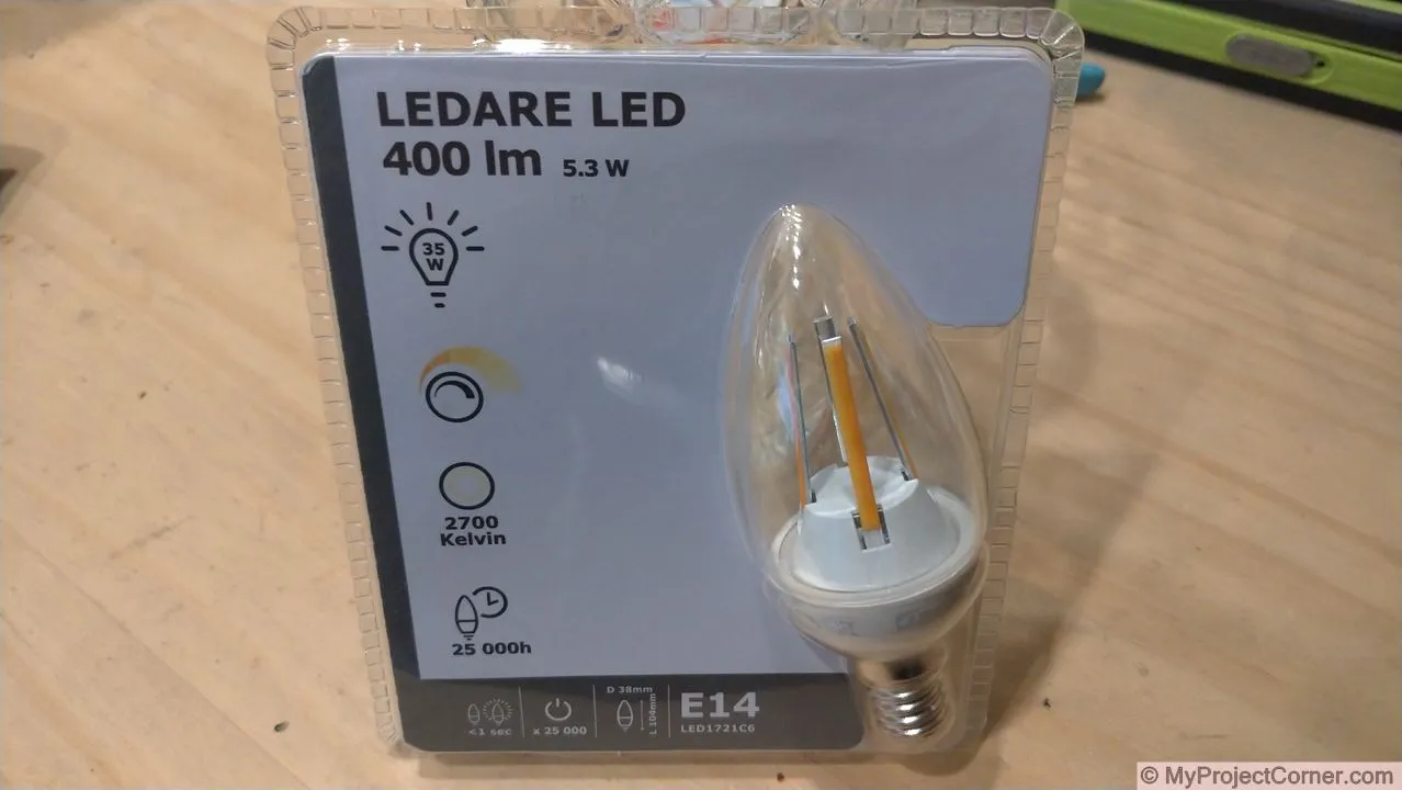 LED Bulb From Ikea