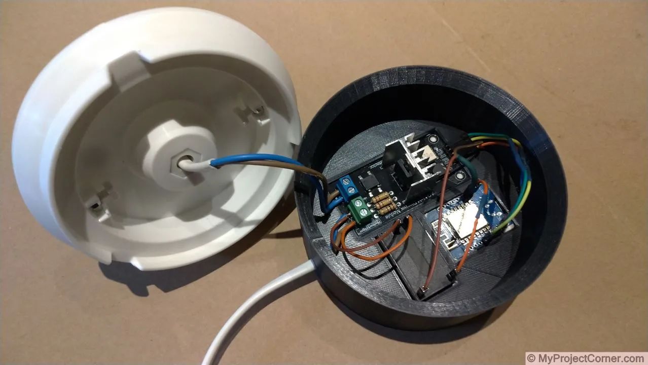 Sunrise Alarm Lamp finished wiring