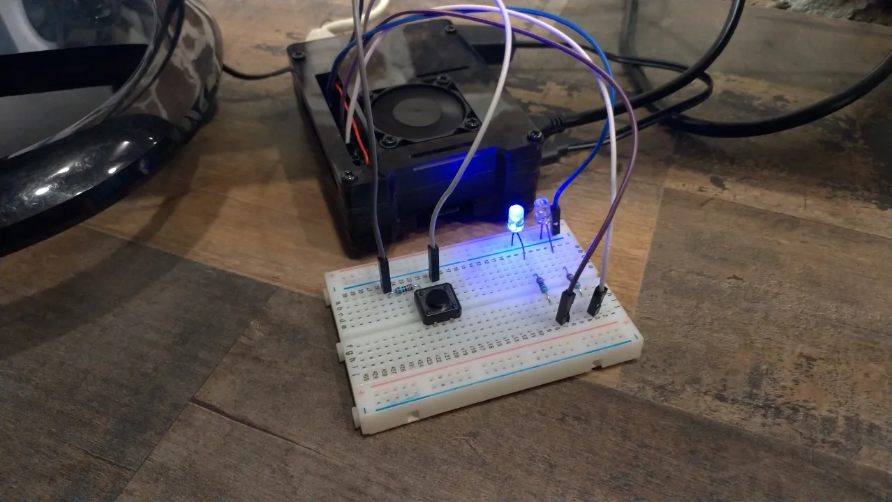 raspberry pi time recorder in action