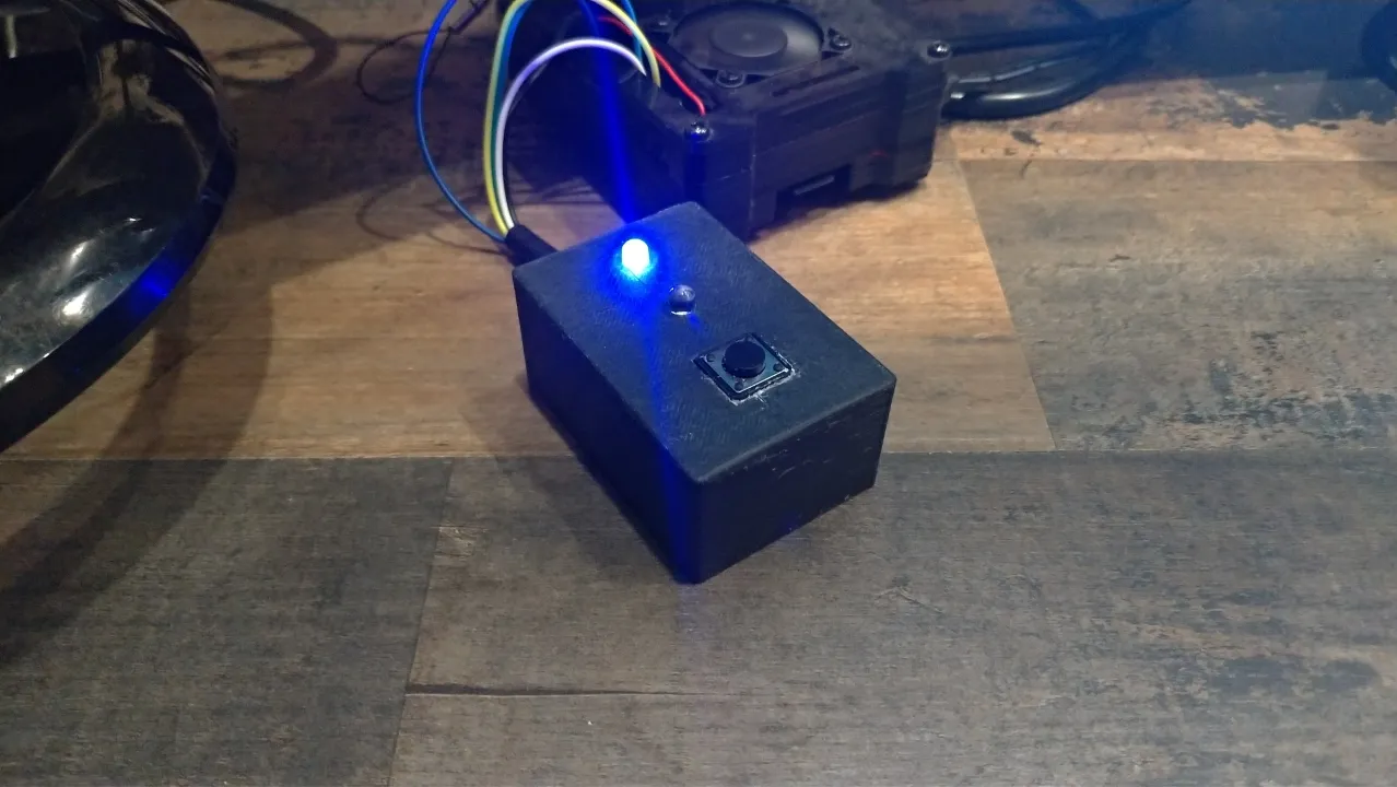 The Finished Raspberry pi time recorder