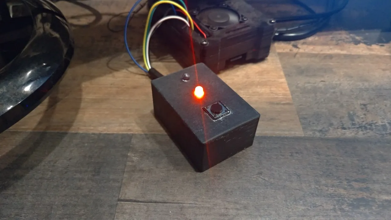 The Finished Raspberry pi time recorder working