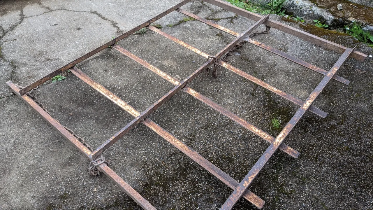 Homemade diy car trailer bike rack